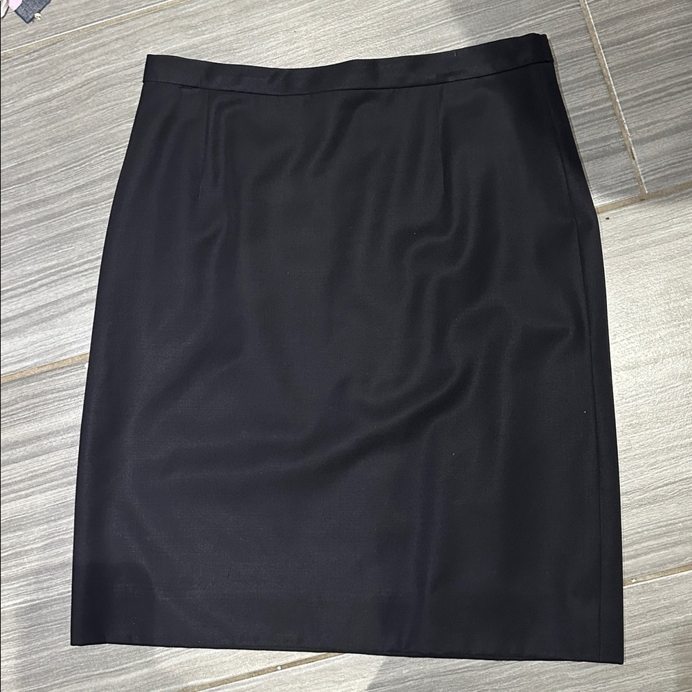 Escada by Margaretha Ley Navy Wool Skirt – Made in Germany, Size 36 - Picture 7 of 8